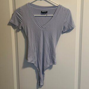 Naked Wardrobe Periwinkle  Bodysuit Top